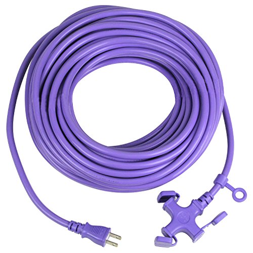 kowa ソフトタイプ 延長コード 15A 20m 3ツ口 ムラサキ KM08-20 日本製