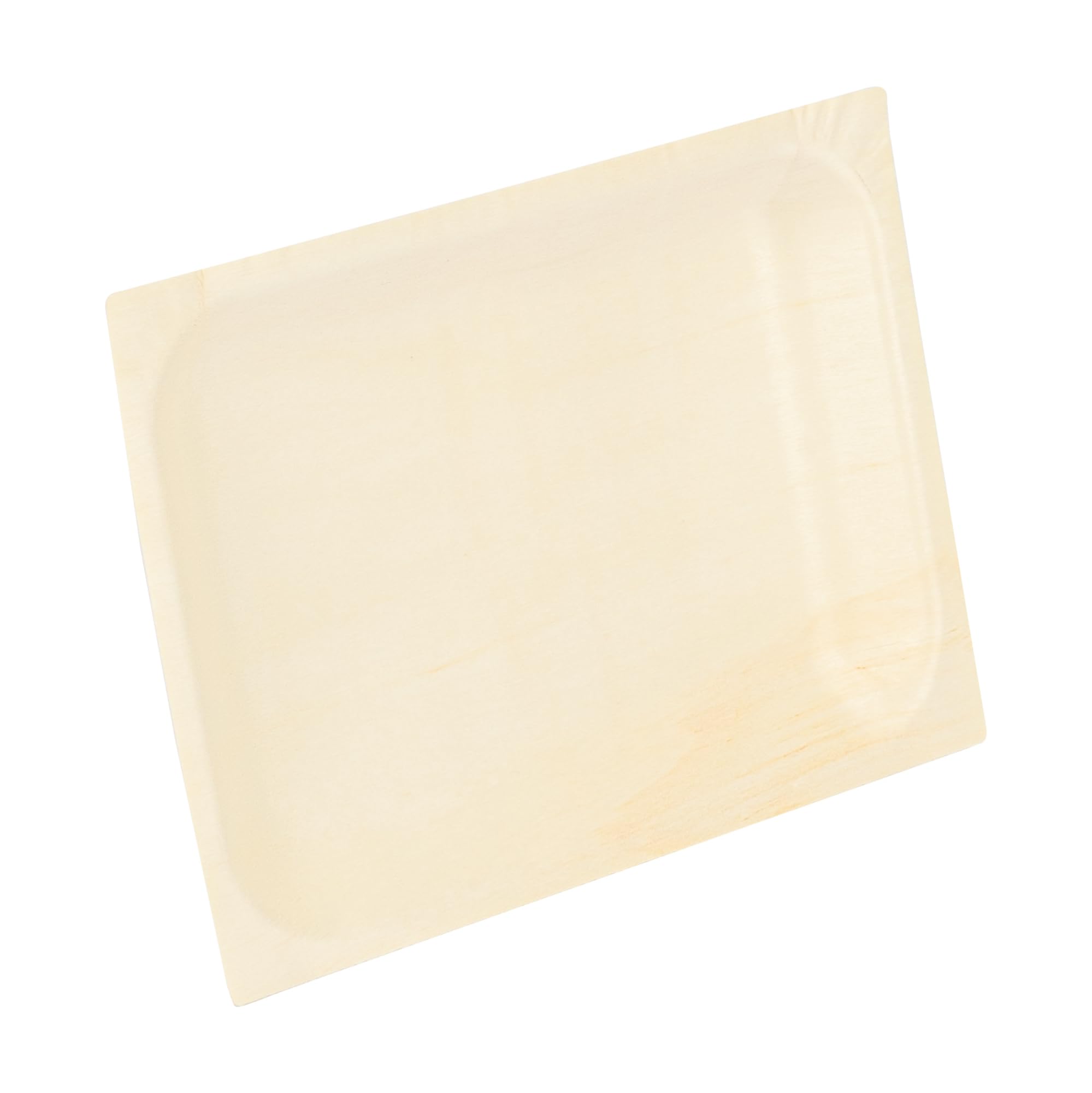 Restaurantware - Platos de servir Taipei de 7 x 5.1 pulgadas, 200 platos desechables para fiestas, sostenibles, a prueba de grasa, platos de madera de álamo, resistentes, para fiestas, bodas, camping,