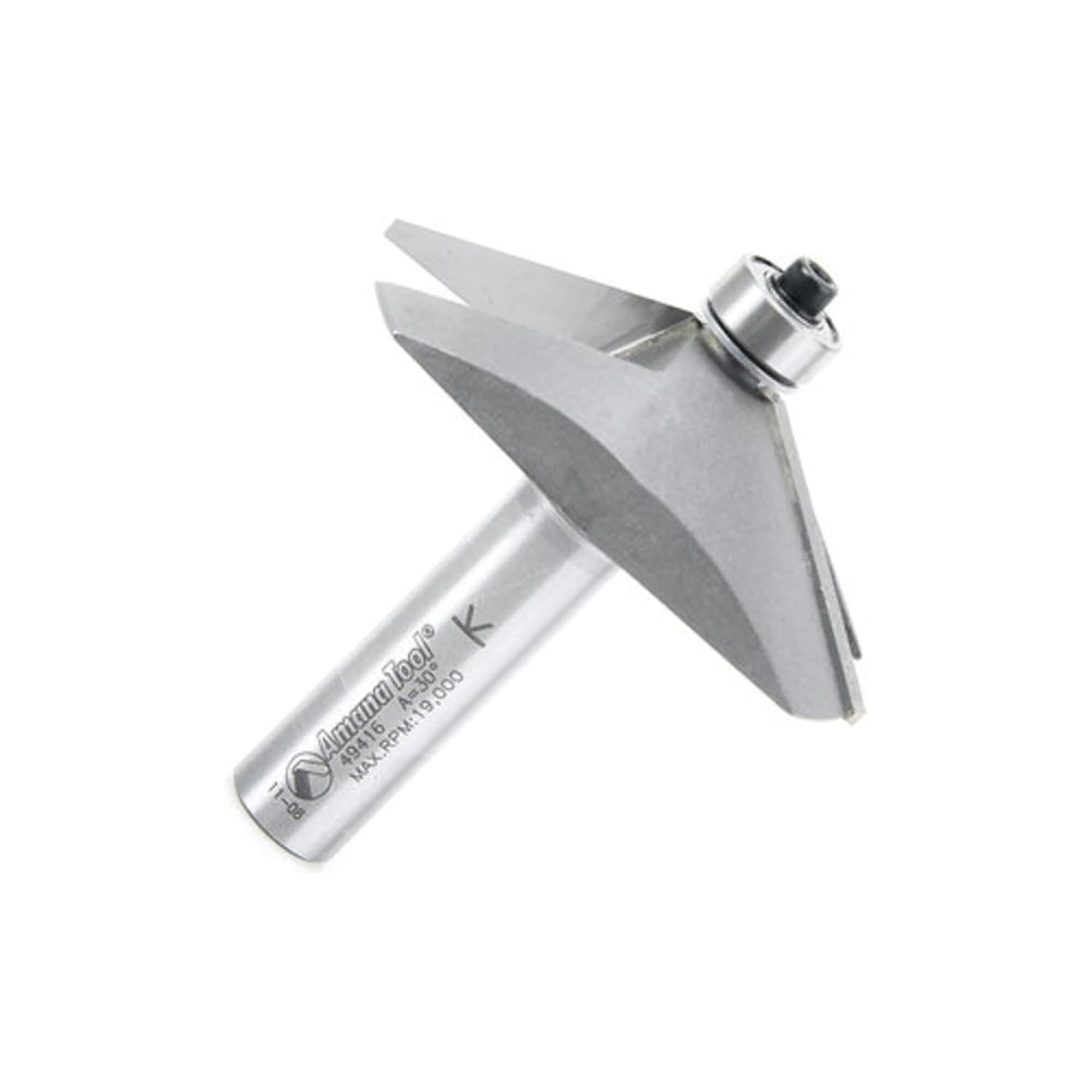 Amana Tool - 49410 Carbide Tipped Chamfer 22-1/2° x 1-1/4 Dia x 15/16 x 1/2" Sha