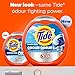 Tide Odor Defense + Oxi Laundry Detergent Pacs, Original Scent, 45 Count, Advanced Odor + Stain Fighter