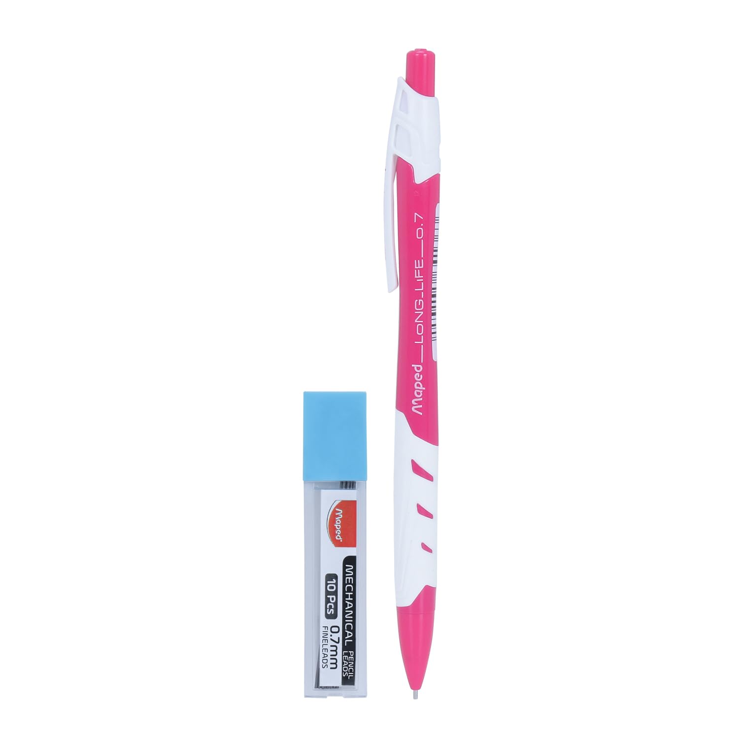 Maped Ensemble de papeterie secondaire | Un stylo plume, un porte-mine et une boussole ronde | Papeterie esthétique | Qualité haut de gamme avec résultats Satisafactionery | Utilisation sans effort |