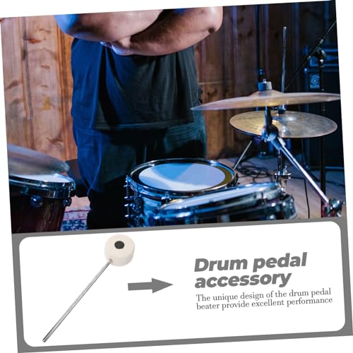 Pedal de bombo accesorio reemplazo felpa compacto y ligero miniatura 4