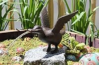 Unbekannt Wasserspeier Ente mit Pumpe
