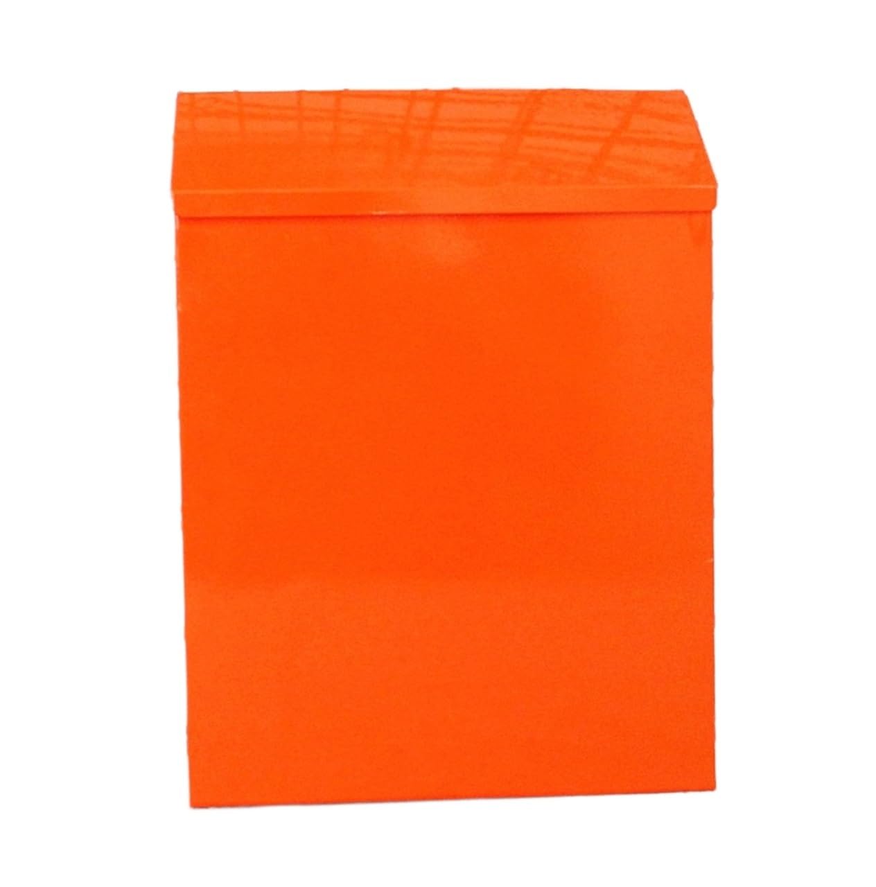 Vintage Letter Box Mailbox Outdoor Mailbox With Lock Box Hanging Secured Postbox Wall Mount Mail Outdoor Lockable(Orange)