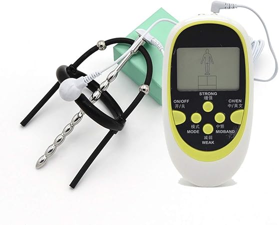 JYZT Eléctrico EstimularJuego De Anillo Pene/Glande ...