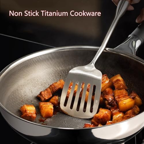 Wok de Titanio con Tapa, Antiadherente, 11.81" miniatura 5