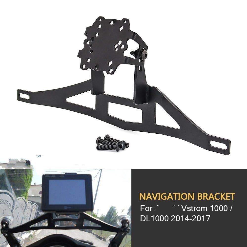 Motocykl telefon komórkowy uchwyt na tablicę GPS stojak na telefon komórkowy wspornik nawigacyjny, dla Suzuki, Vstrom 1000 DL1000 2014-2017 2016 Uchwyt na telefon motocyklowy