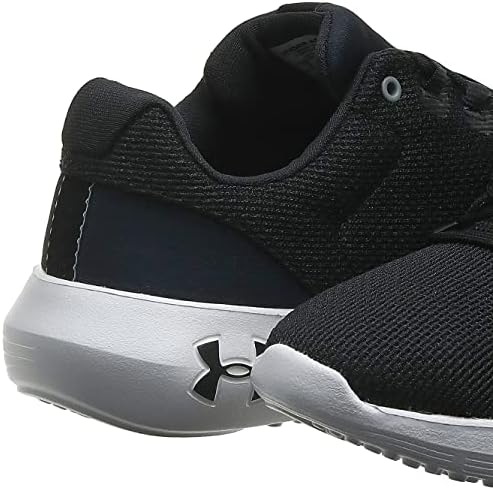 Under Armour Women's Ripple 2.0 Sneaker, Black (001)/White, 5.5 | Image 7