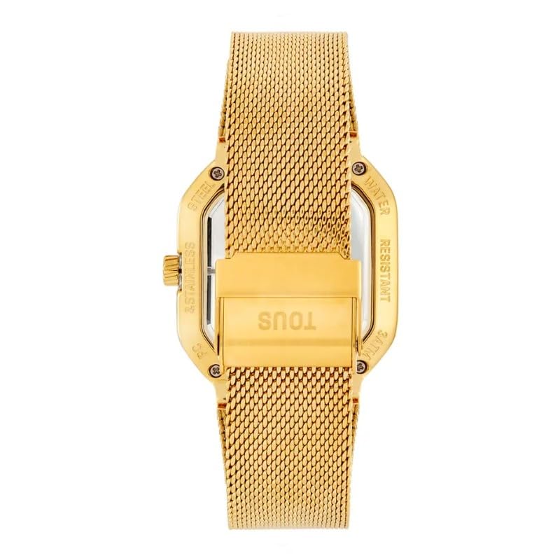 TOUS Montre analogique avec bracelet en acier D-Bear Party