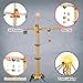 Mini Tudou 6 Channel Infinite Rotation Remote Control Tower Crane Toy 50.4 inch 2.4GHz RC Construction Toy Lift Model with Tower Light & Sound for Boys