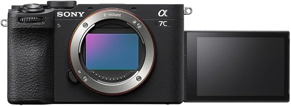 Sony Alpha 7C II Mirrorless Full-Frame Interchangeable Lens Camera (ILCE-7CM2/B) + 64GB SF-G Tough Card + Bag + 3 x NP-FZ100 Compatible Battery + Photo Software + External Charger + More