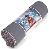 SportLite BEACH BLANKET: 100% Microfiber XXL Beach Towel, with corner anchor pockets. Big enough for two (76