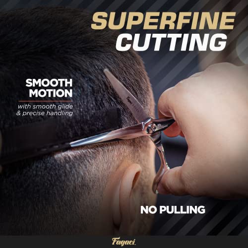 Fagaci Professional Hair Scissors 6” Razor Sharp Blades, Fine Cutting Ats314 Steel Hair Cutting Scissors Professional, Hair Shears, Hair Scissors Professional, Barber Scissors Professional #TOP1