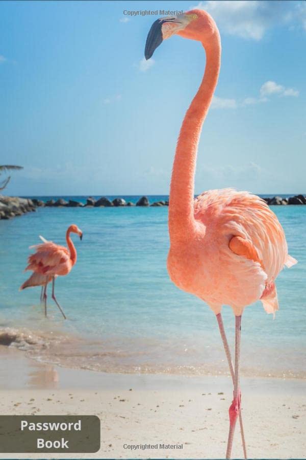 Flamingo Password Book: Internet Password Logbook Organizer