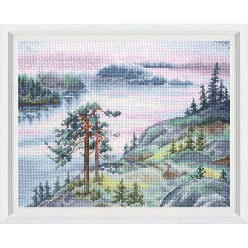 Kit de broderie au point de croix RTO M993 reconnectez avec la nature sauvage d'une forêt