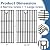 Grill Replacement Parts for Charbroil Performance 4-Burner 463354021 463365021 463352521 463365522 463366022, 17" Cooking Grates, Heat Plates & Burners Tubes for Charbroil Gas Grill Repair Kit
