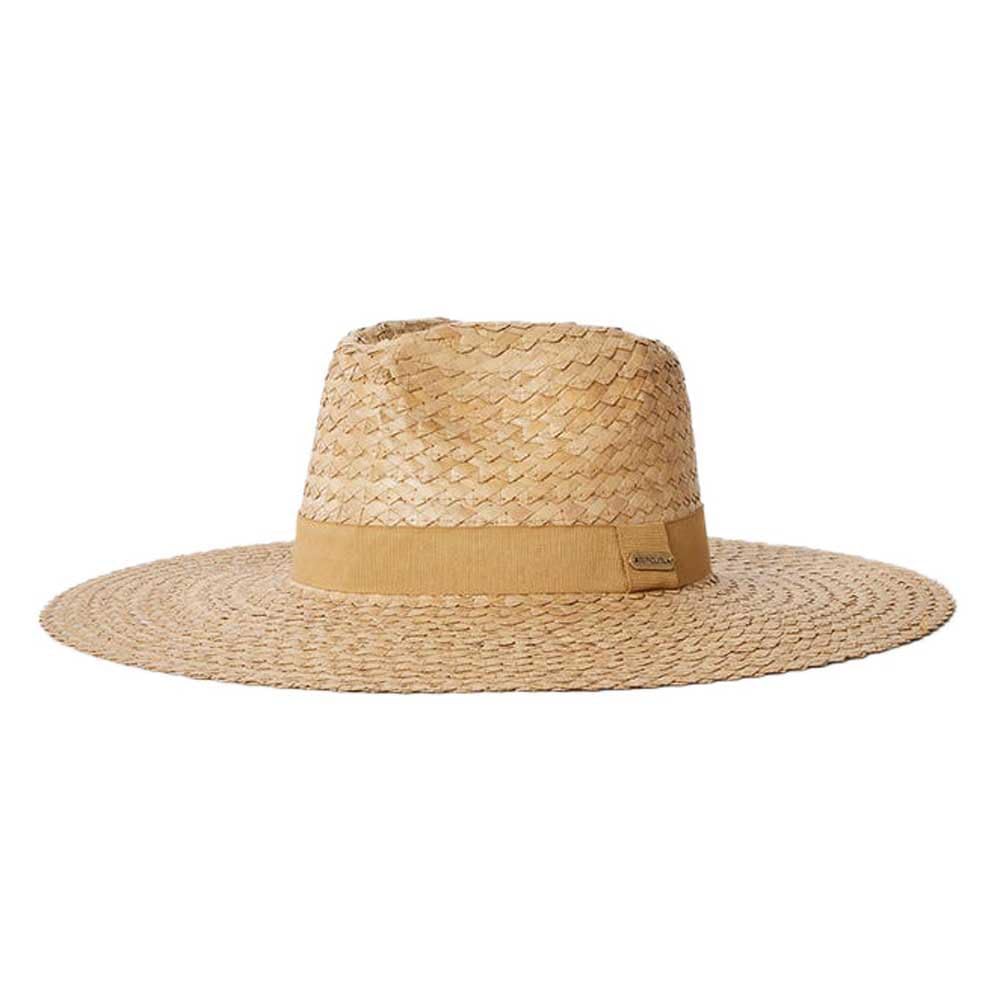 Rip Curl Women's Natural Premium Surf Wide Brim Straw Panama Sun Hat, S