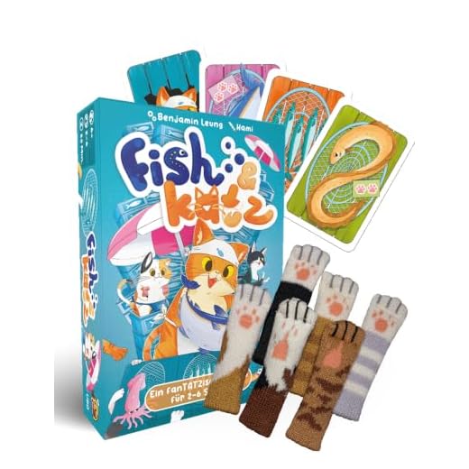 HeidelBÄR Games Fish & Katz - Familienspiel