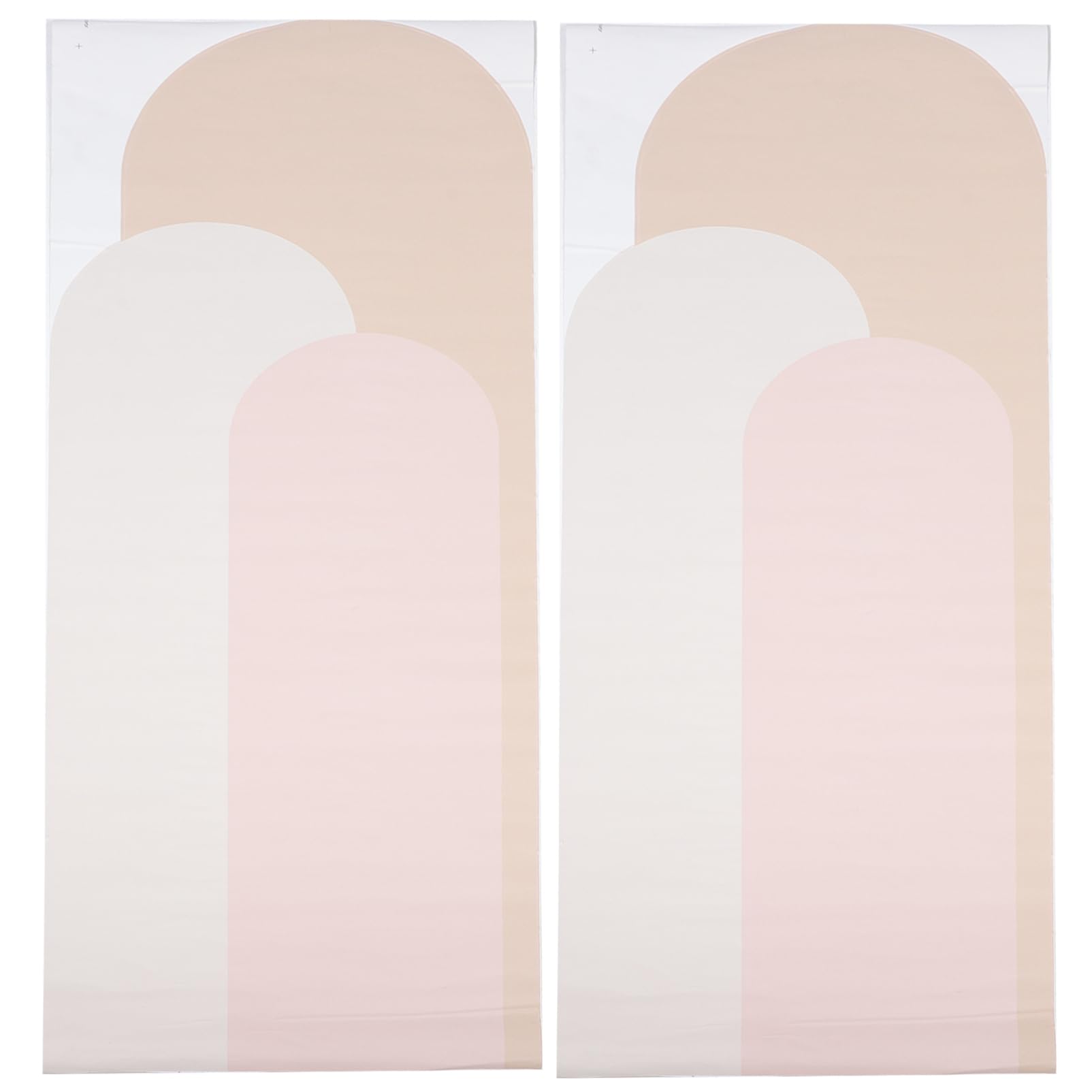 Boho Bogen Wandaufkleber Rückstandsfrei und Einfach Anzubringen aus Pvc Selbstklebend 2 Stück Geometrische Wanddekoration für Schlafzimmer und Arbeitszimmer