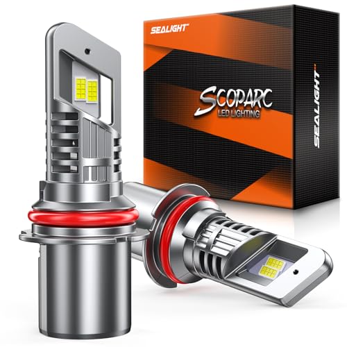 Image of SEALIGHT S1-Pro 9007 /HB5 Fog & Lighting Kit, 30,000LM 6500K White 9007 System, 1600FT Beam, IP67 Waterproof with Turbo Fan, 2-Pack for UTV /ATV