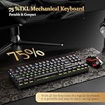 Redragon K552 Mechanical Gaming Keyboard, 87-Key Compact, LED Gaming Keyboard with Red Switches, Anti-Ghosting, Metal Frame for PC Gaming & Typing, Beginner-Friendly (Black) - Image 3