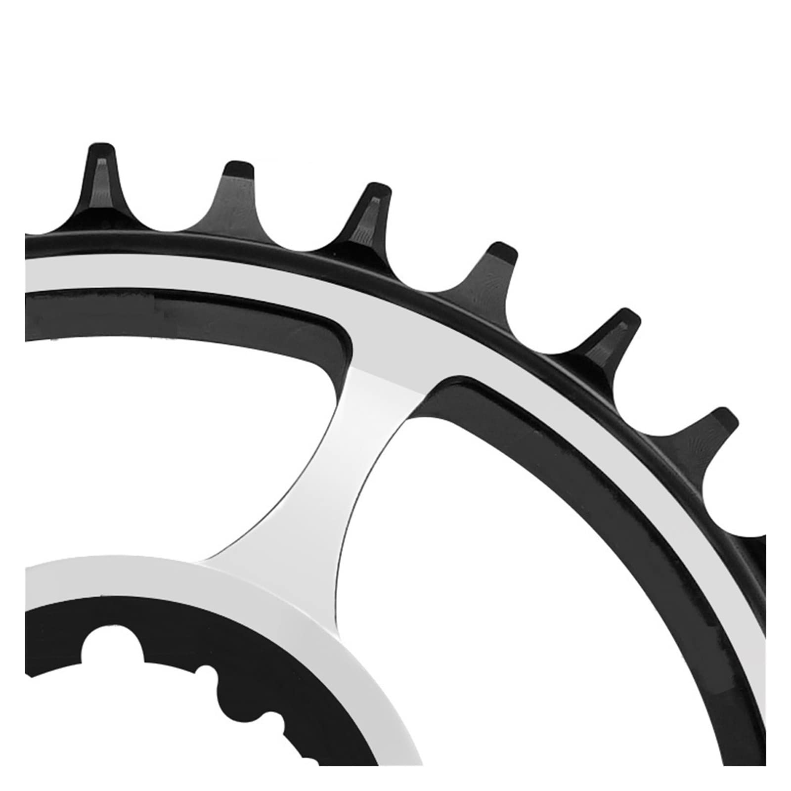 TRUSTTWO Rower wąska szeroka tarcza owalna do wzmocnienia DUB GXP 3MM przesunięcie bezpośrednie mocowanie X9 X0 XX1 X01 32T 34T 36T MTB rower koło łańcuchowe The New (Size : 32T, Color : 3MM OFFSET