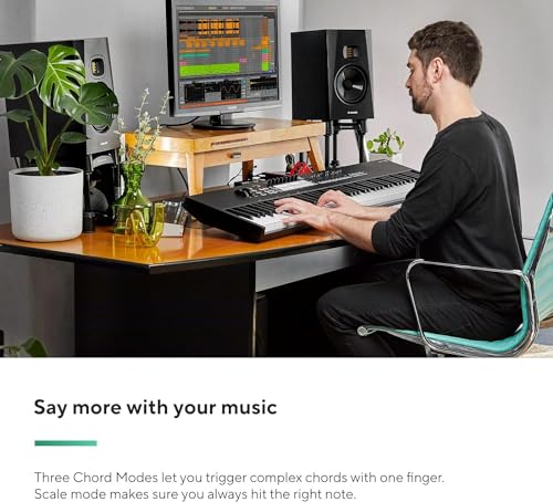 Image of Novation Launchkey 88 [MK3] - premium 88-note MIDI keyboard for expressive music creation | 88 Semi-Weighted Keys, 16 Velocity Pads, 9 Faders, Arpeggiator, Scale and Chord Modes, Ableton Live, USB Bus-Powered
