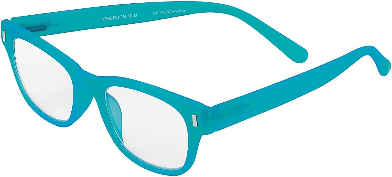 SIGHT STATION Plus 3.50 Blue Matte Emerson Reading Glasses