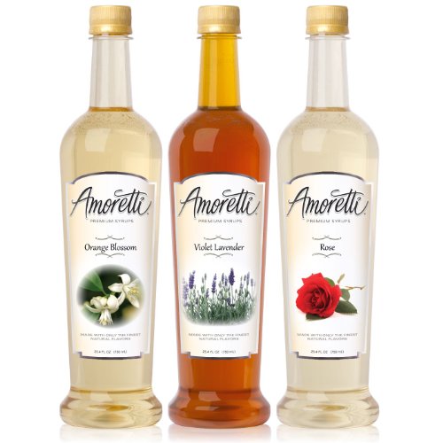 Amoretti Premium Floral Syrups 750Ml 3 Pack #TOP19