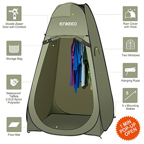 Enkeeo Tenda Portatile Pop Up Tenda Privata