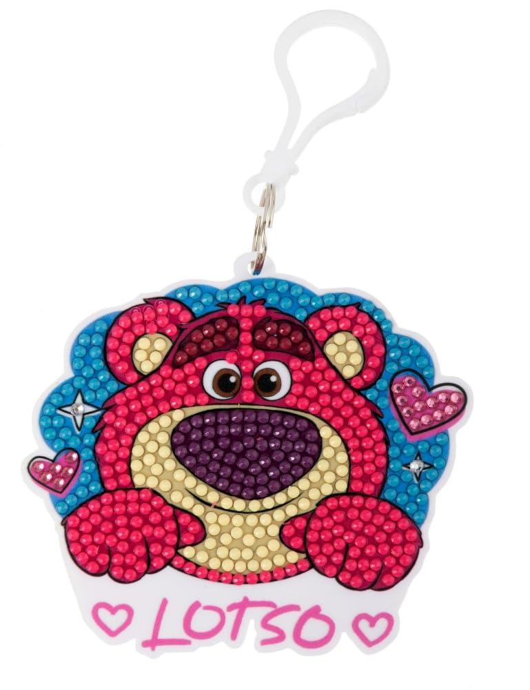 Lotso - Crystal Art Bag Charm Kit (Disney)