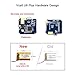VCALL U8 Plus Bluetooth Smartwatch Smart Watch Wristwatch Long Battery Life Barometer Phone Mate for Samsung Huawei HTC Android Smartphones-Black
