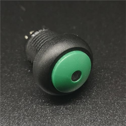 Interruptor de luz de 12mm momentáneo de plástico de 12V para maquetas 2