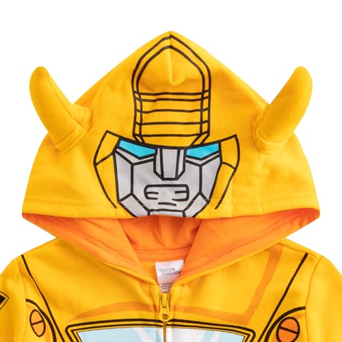 Hasbro Transformers One Optimus Prime and Bumblebee Boys Zip Up Hoodie for Big Kids2