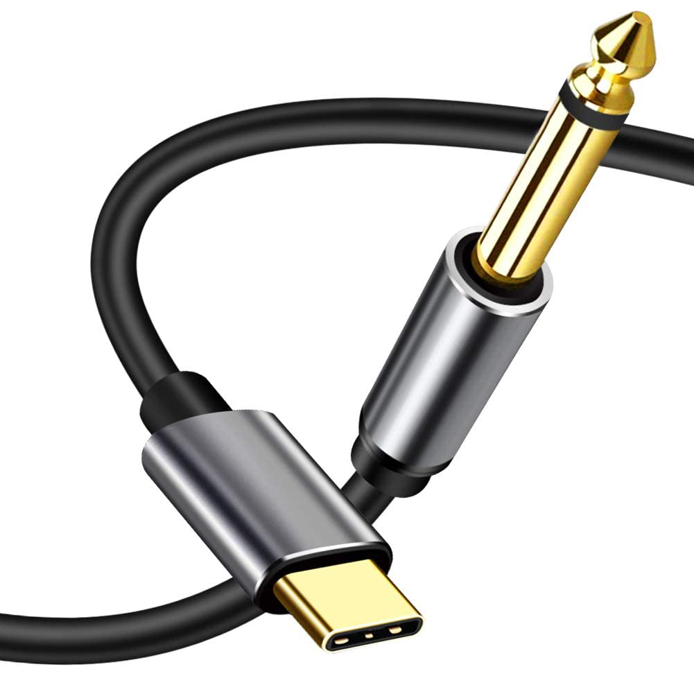 Type C to Electric Guitar Cable | P38/ 6.35MM Cord for Smartphone, Tablet, Laptop, Amplifier, Sound Mixing Console, Speaker recording system - (1.5M) (B0BV3CR6W7) Amazon Price History, Amazon Price Tracker