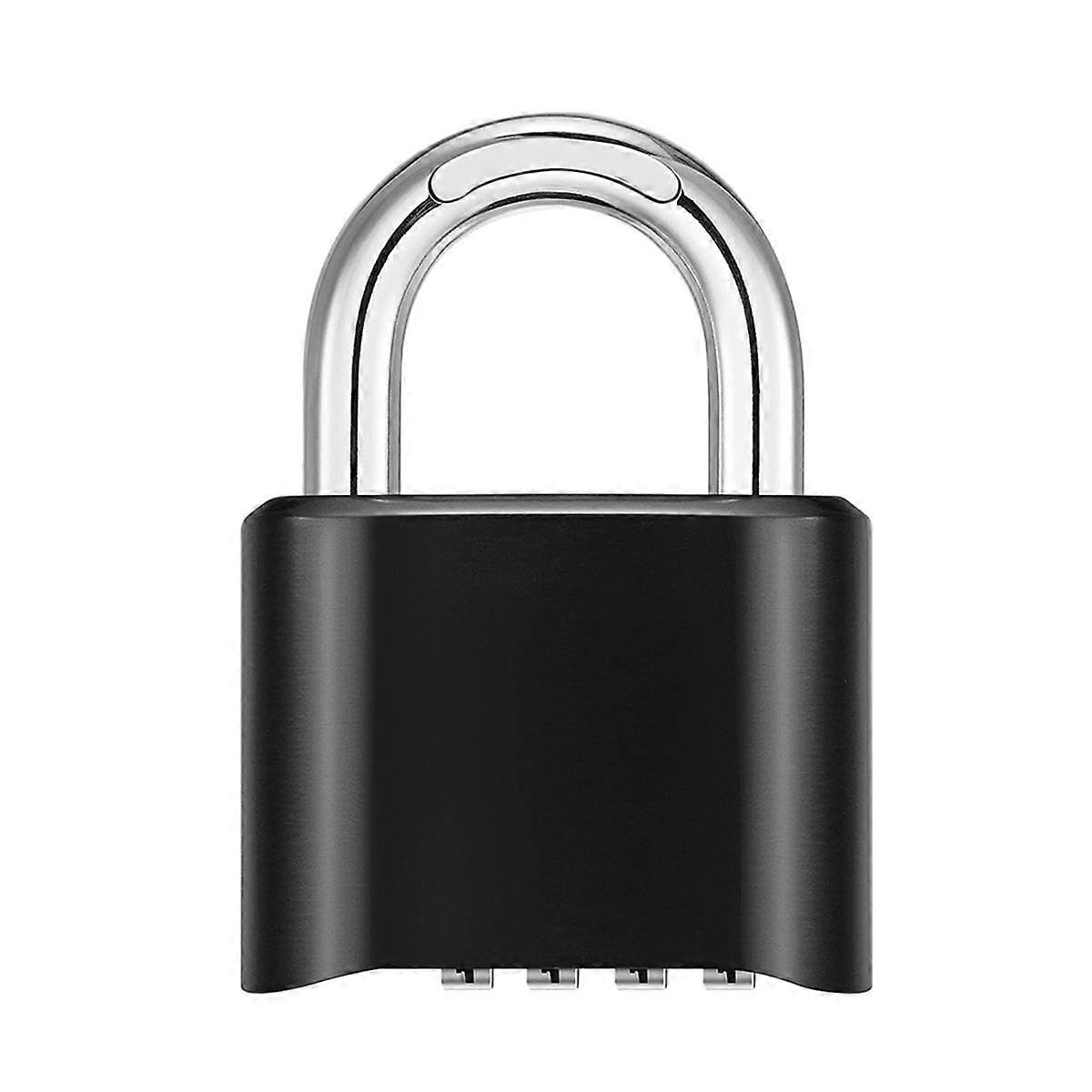 Shackle Combination Lock, Large Outdoor Weatherproof Padlock,Design of Hidden Password,Resettable Combination Lock Short