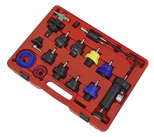 Système de refroidissement kit de test Sealey VS0014 à 13 pièces haute précision