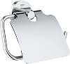 GROHE Start QuickFix Toilet Paper with Lid | Shower Bathroom Accessories | Chrome | 41179000