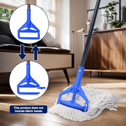Image of KeFanta 60 Inch Mop Handle Commercial Heavy Duty,Industrial Metal Mop Stick