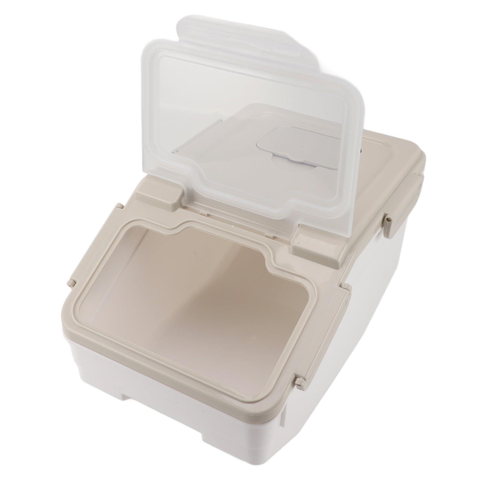 Récipient Alimentaire Récipient de Riz Récipient de Stockage de Riz épais étanche avec Couvercle de Tasse à Mesurer Bac de Stockage de Riz pour la Cuisine (5kg / 11lb)