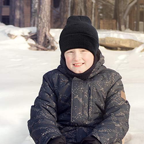 MENOLY Kids Winter hat, 4 Pack Winter Beanies Stretch Skull Cap Knit Beanie Hat Cap for Girls Boys, Toddler Winter hat,Toddler Toque,4 Color 6 514g3QpLi2L. AC