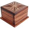 Secret Box Brainteaser Puzzle Case Trick Opening Storage Organiser Unique Artisan Gifts for Her, Girlfriend, Men