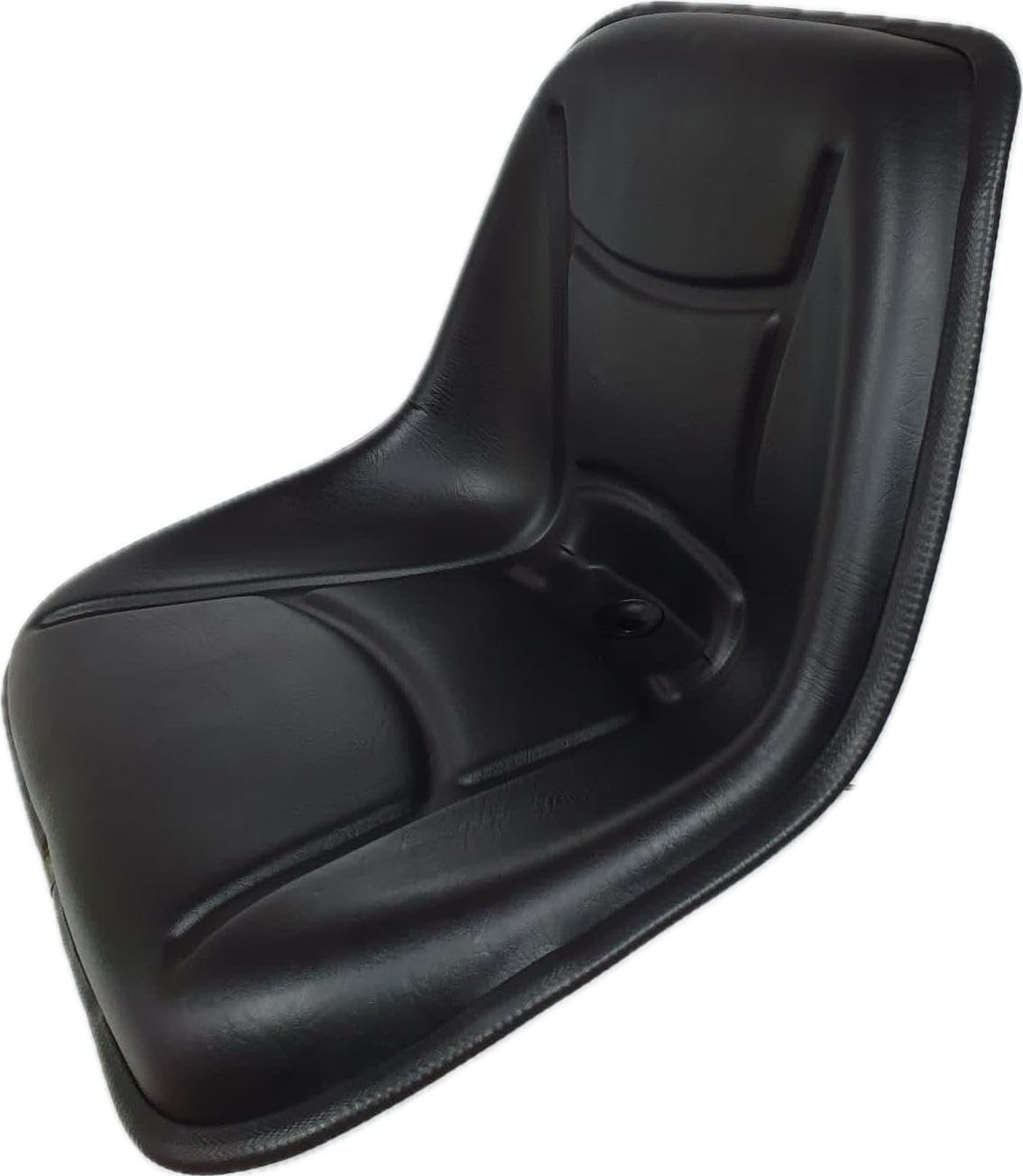 Asiento Cubeta Agricola, Tractor, Cortacesped, Carretilla elevadora, Sin guias - Tapizado en PVC Negro de Alta Durabilidad, Fácil Instalación - para Máquinas Agrícolas y Jardinería