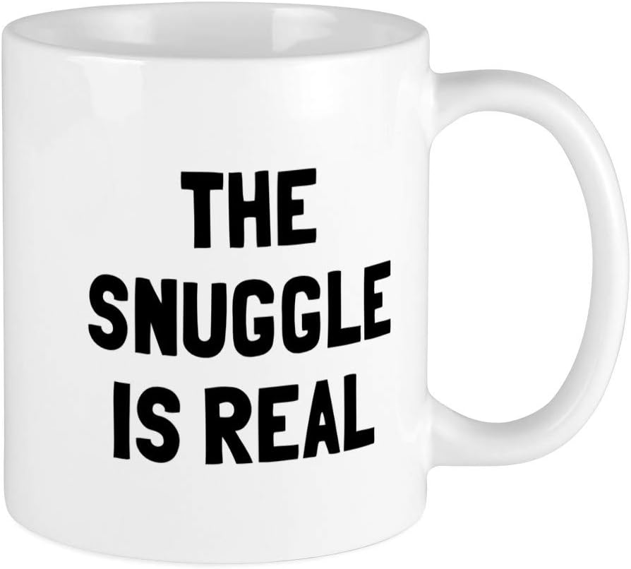 CafePress The Snuggle Is Real Mug 11 oz (325 ml) Ceramic Coffee Mug