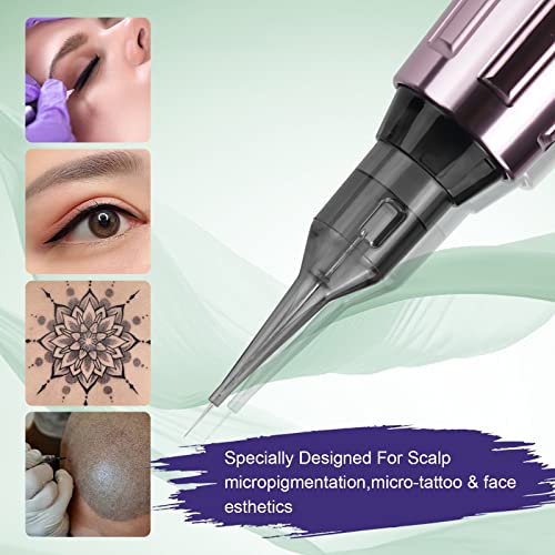 Inkchum Tattoo Cartridge Needles 20Pcs Disposable Tattoo Needles 0801Rl 0.25Mm Round Liner With Membrane Safety Cartridges For Wormhole, Mast, Dragonhawk, Ambition, Hawink, Solong, Stigma And More #TOP7