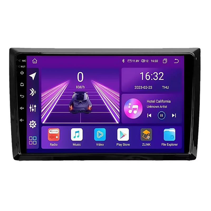 Single Din Auto Stereo Flip Out Carplay, 7 Zoll Touchscreen Autoradio mit Android Auto Mirror Link Bluetooth FM Radio USB, TF, AUX In, Fernbedienung Rückfahrkamera