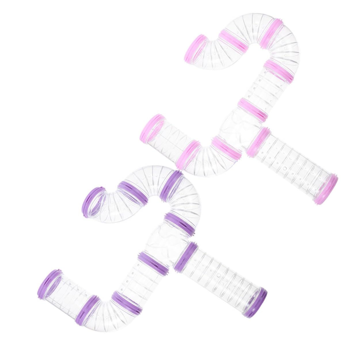 BESPORTBLE 32 Stck. Teiliges Hamster Tunnel Transparentes DIY Außentunnel für Hamsterkäfig Erweiterbar Kratzfestes Material Einfach zu Montieren und für Kleine Haustiere