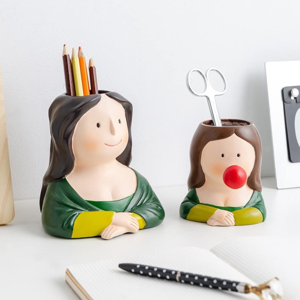 Stiftehalter Stifthalter Stifteköcher Harzstiftständer, Multifunktionale Büro Bleistifthalter Tischdekoration, Geschenk zum Valentinstag, Geburtstag, Weihnachten Geschenke Stiftköcher Schreibtisch Org