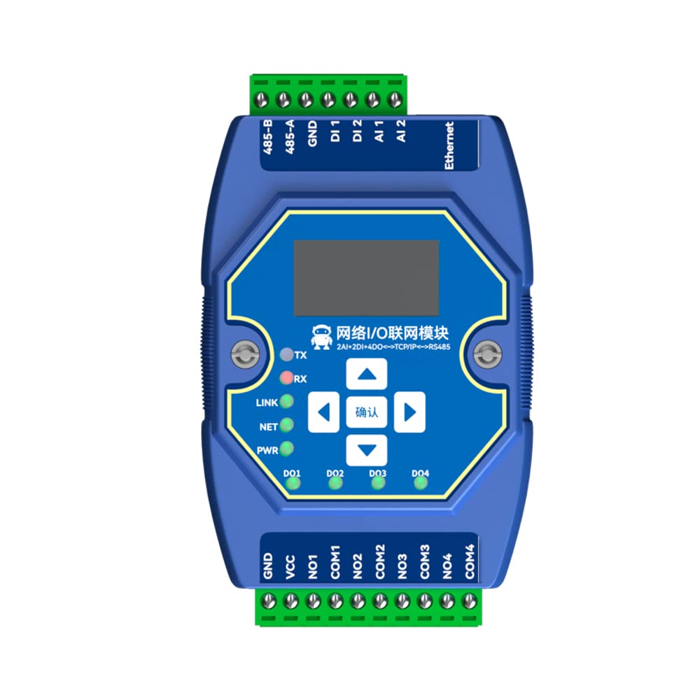 Ethernet I/O Networking Module RS485 RJ45 2DI+2AI+4DO ME31-AAAX2240 Support Modbus TCP/RTU Modbus Gateway, Multi IP