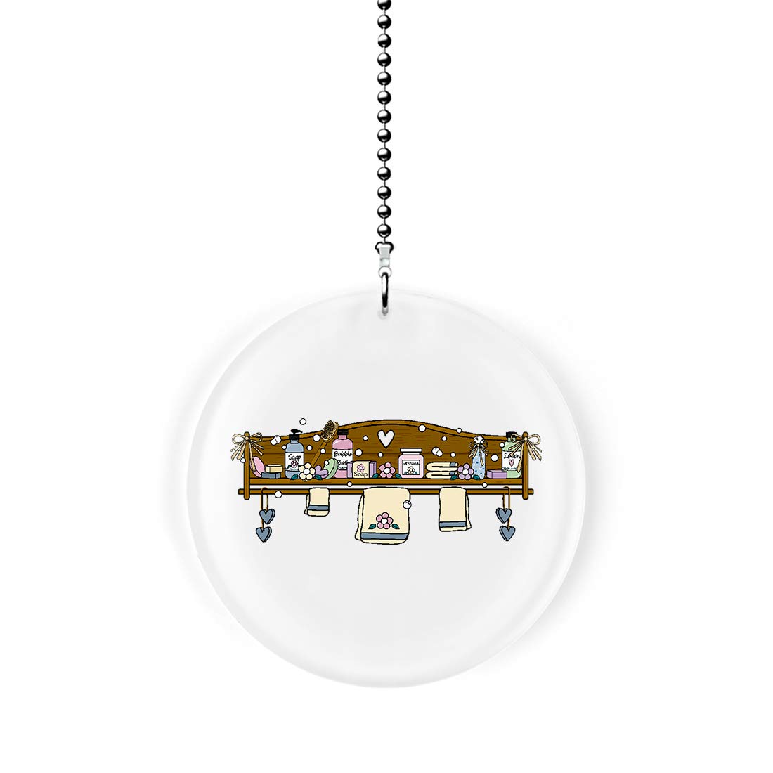 Gotham Decor Bath and Body Shelf Fan/Light Pull